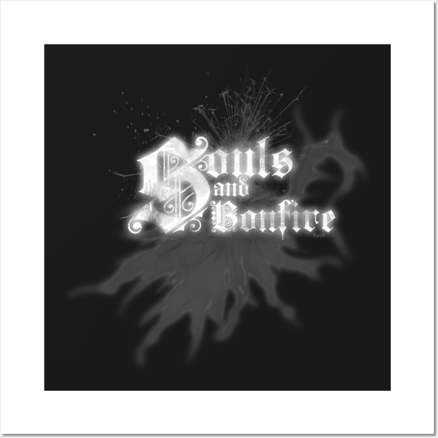 Souls & Bonfire Wall Art by spideywebswing